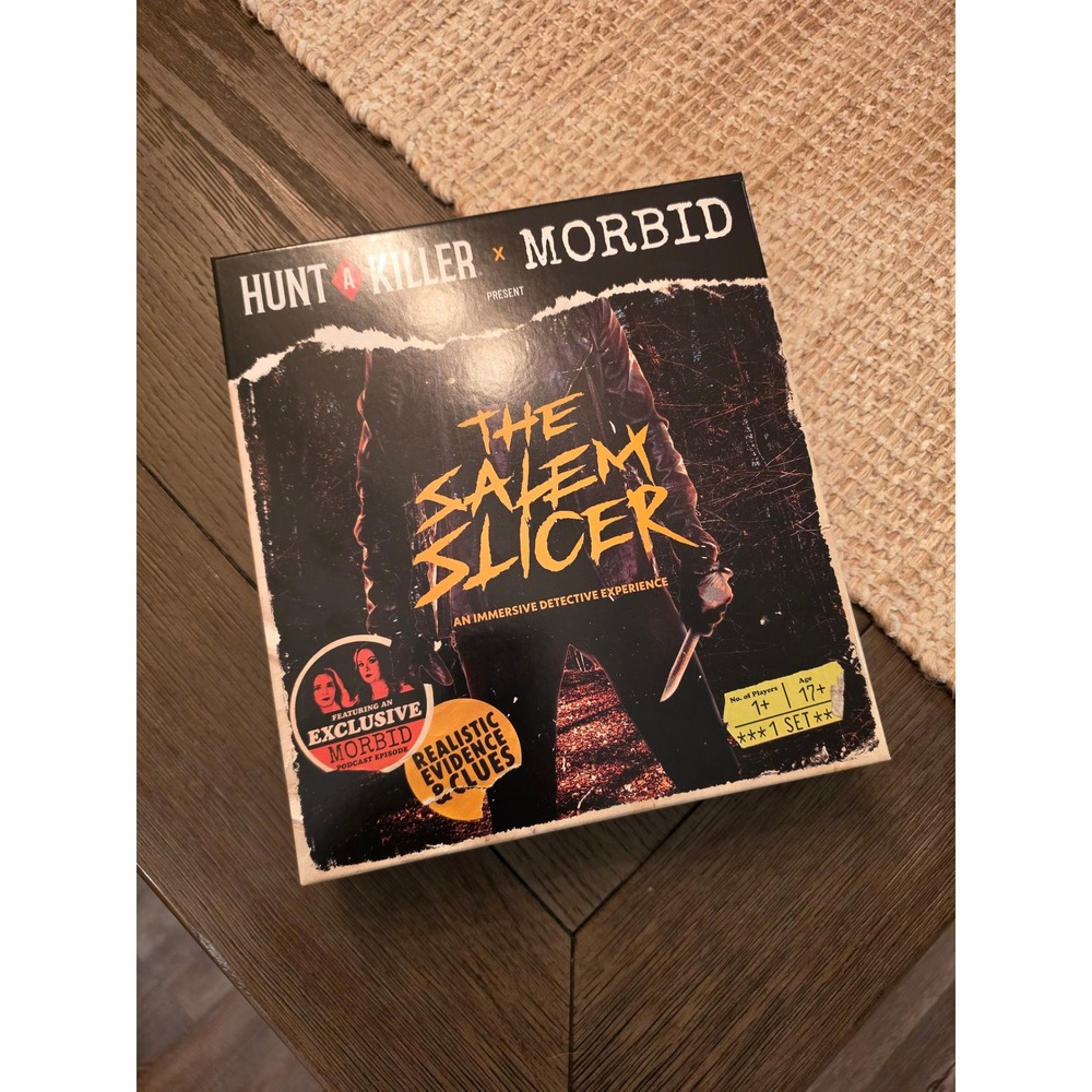 Hunt A Killer x Morbid The Salem Slicer Immersive Detective Board Game Complete